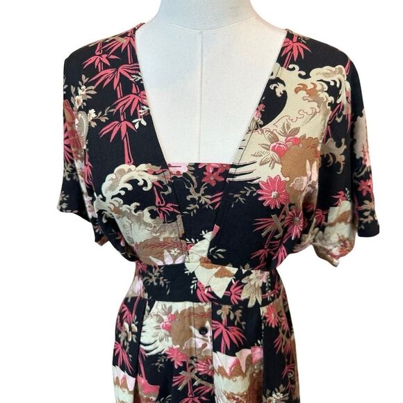 NWT Current Elliott The Retro Dress
Bamboo Floral Linen Blend Size Small/Medium - Picture 7 of 16